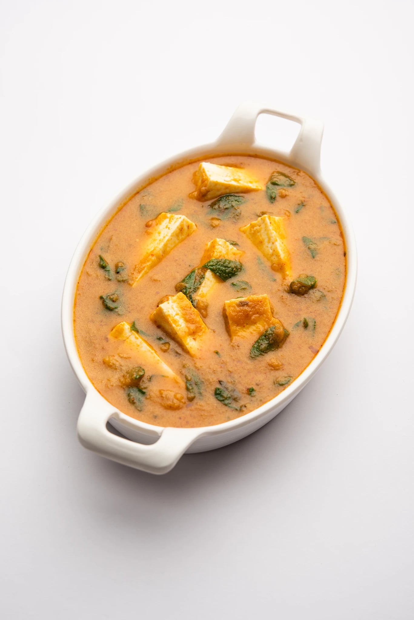 Methi paneer in a karahi